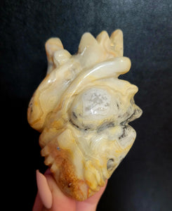 Anatomical Shaped Crystal Human Heart Crystal Carvings