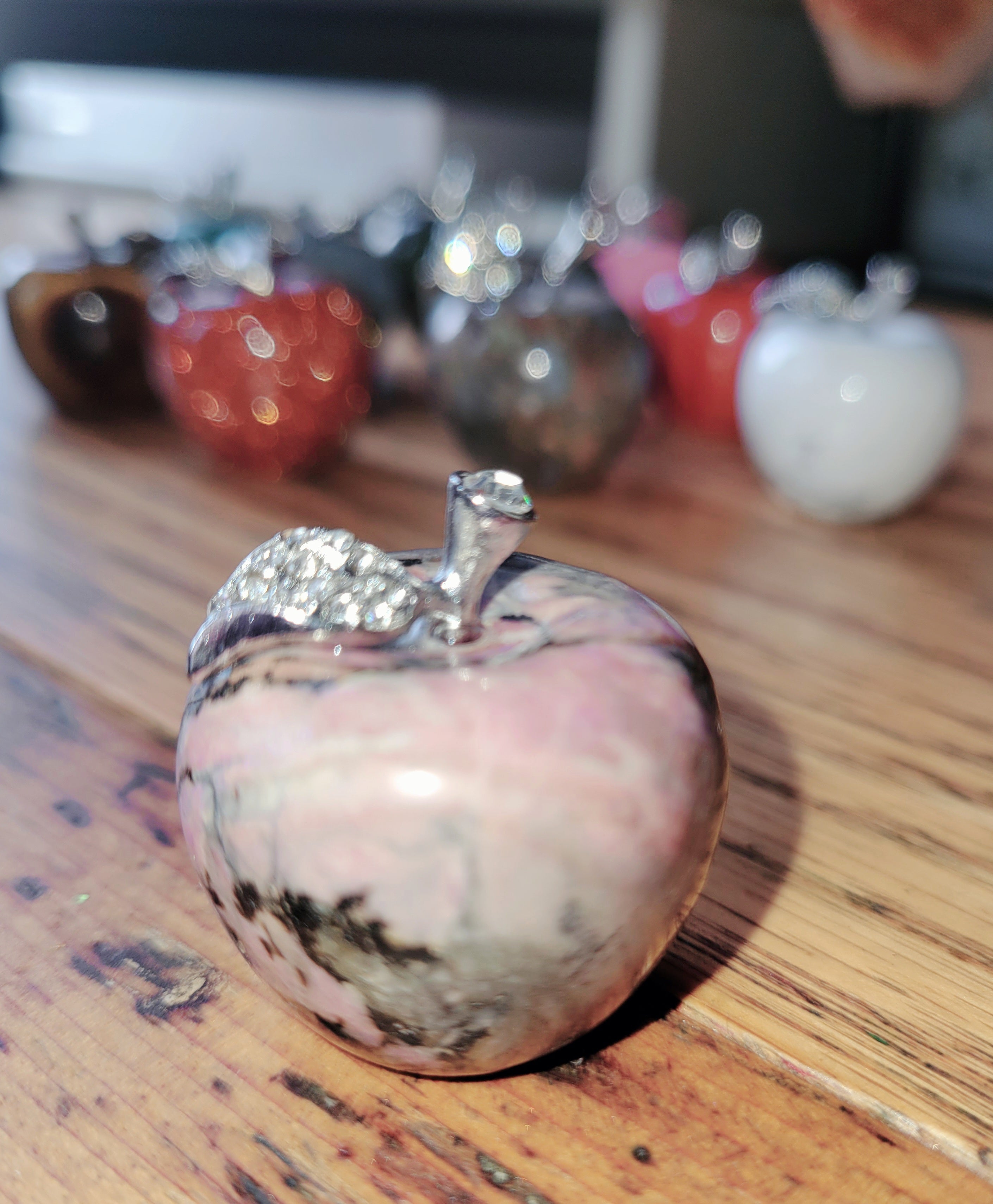 Sparkly Apples, Forbidden Fruit, Crystal Carvings, Different Materials, Beautiful!