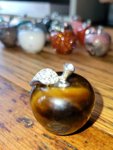 Sparkly Apples, Forbidden Fruit, Crystal Carvings, Different Materials, Beautiful!