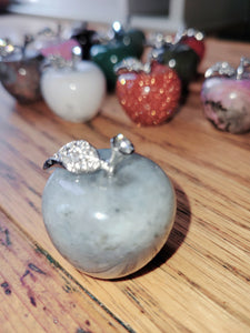 Sparkly Apples, Forbidden Fruit, Crystal Carvings, Different Materials, Beautiful!