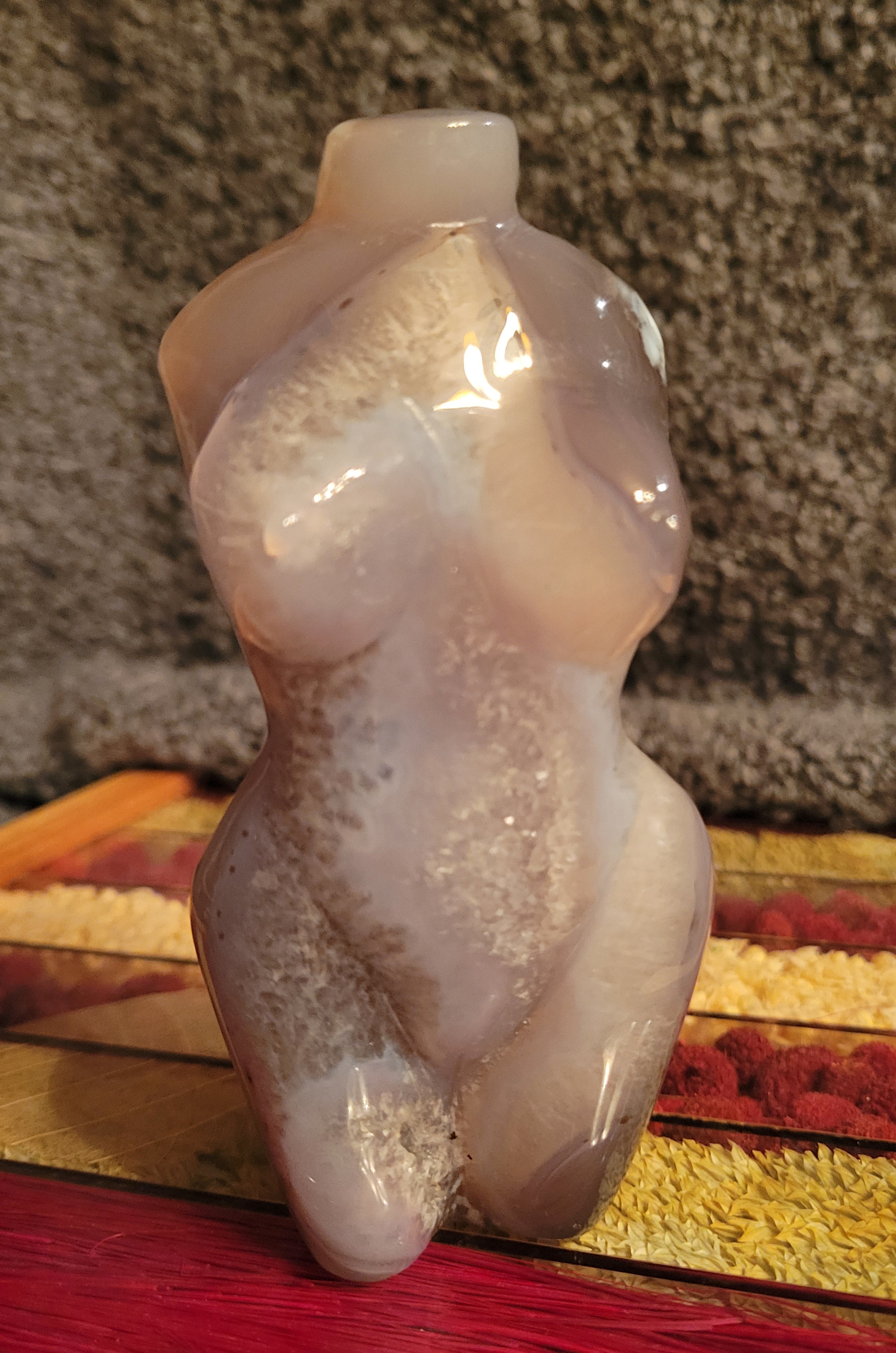 Druzy Agate Woman Bodies, Goddesses, Body Models, Crystal Carvings, Beautiful!