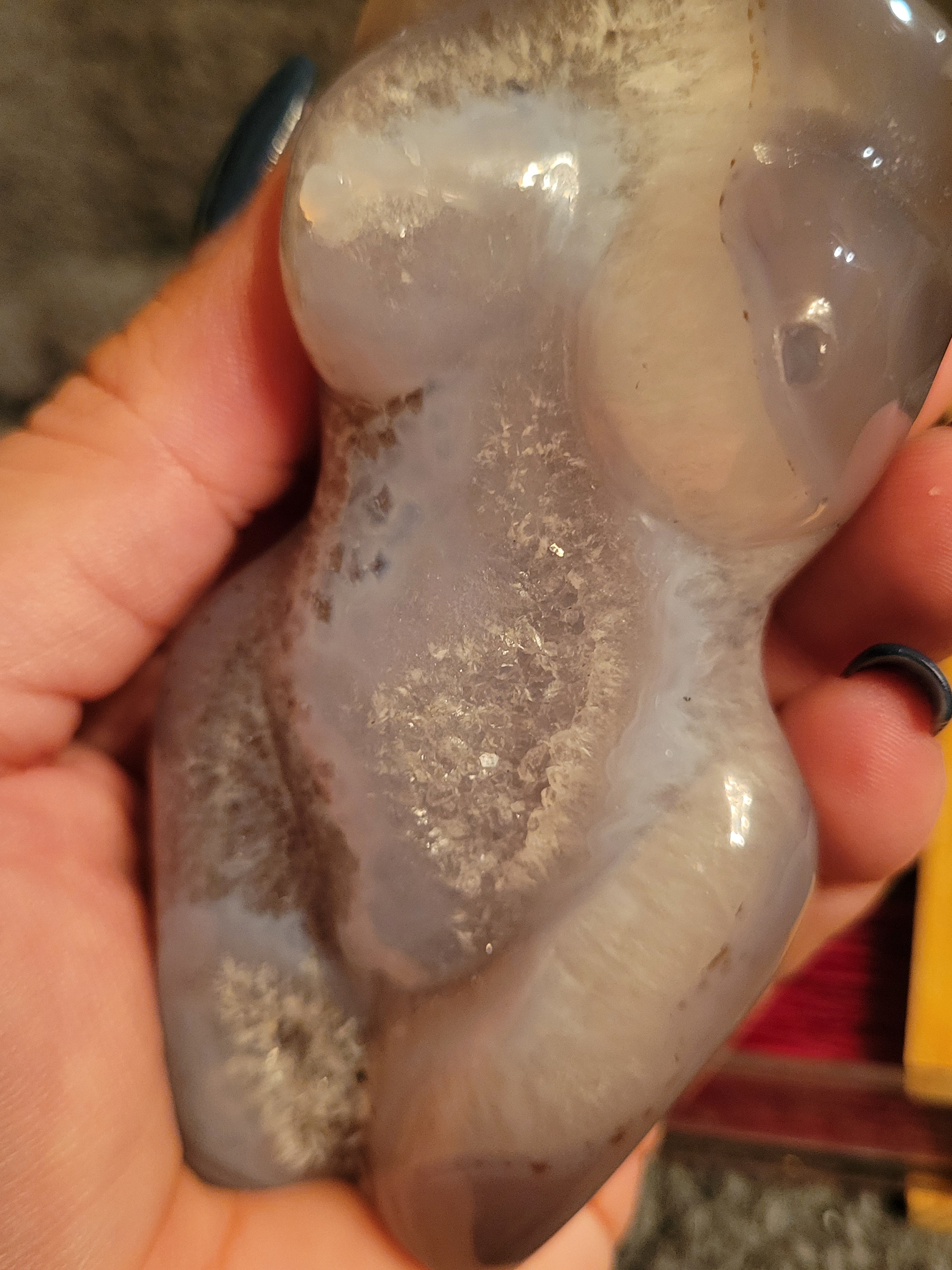 Druzy Agate Woman Bodies, Goddesses, Body Models, Crystal Carvings, Beautiful!