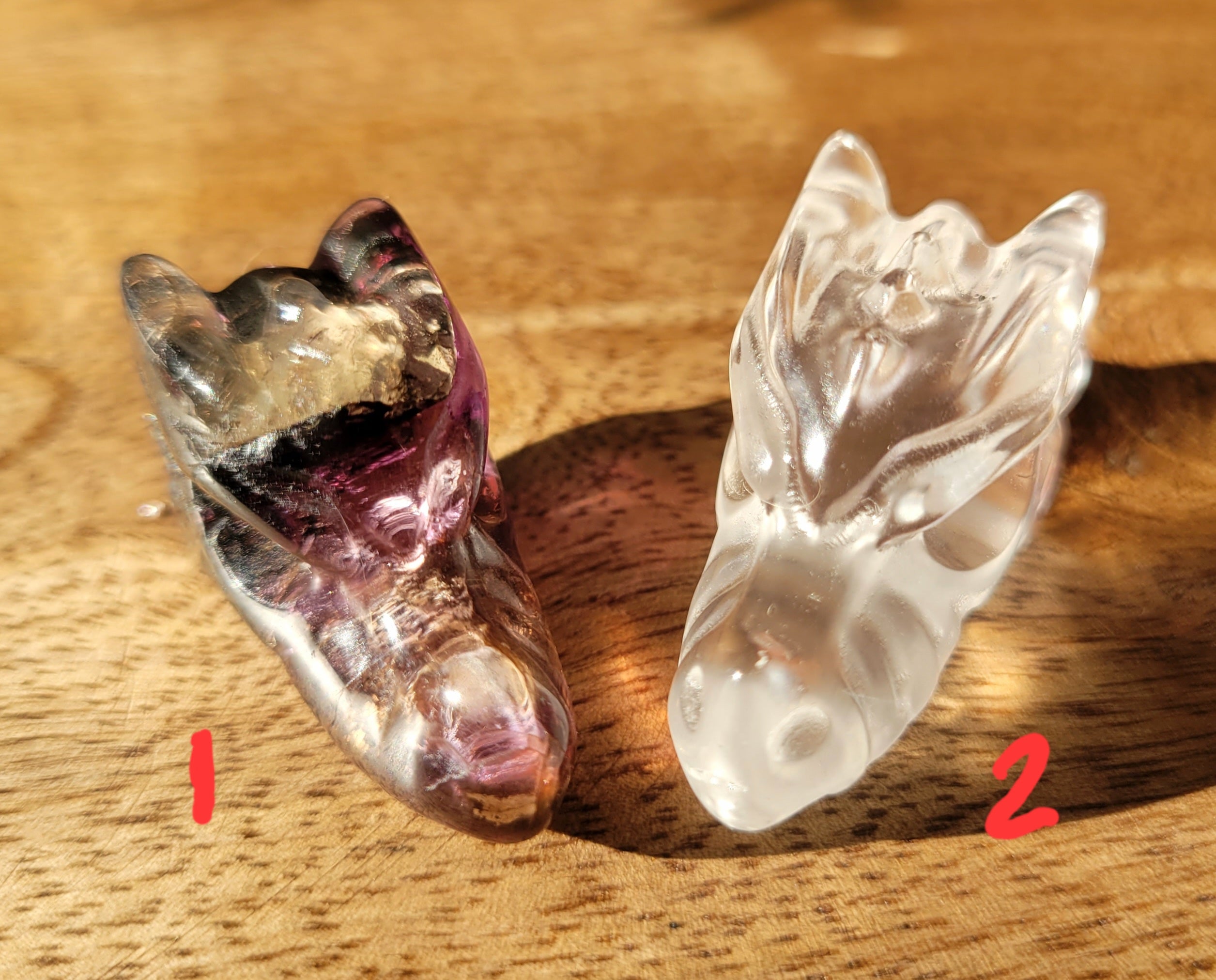 Miniature Dragon Heads, Fire Dragons, Mini Dragons, Crystal Carvings, Beautiful! Different Materials