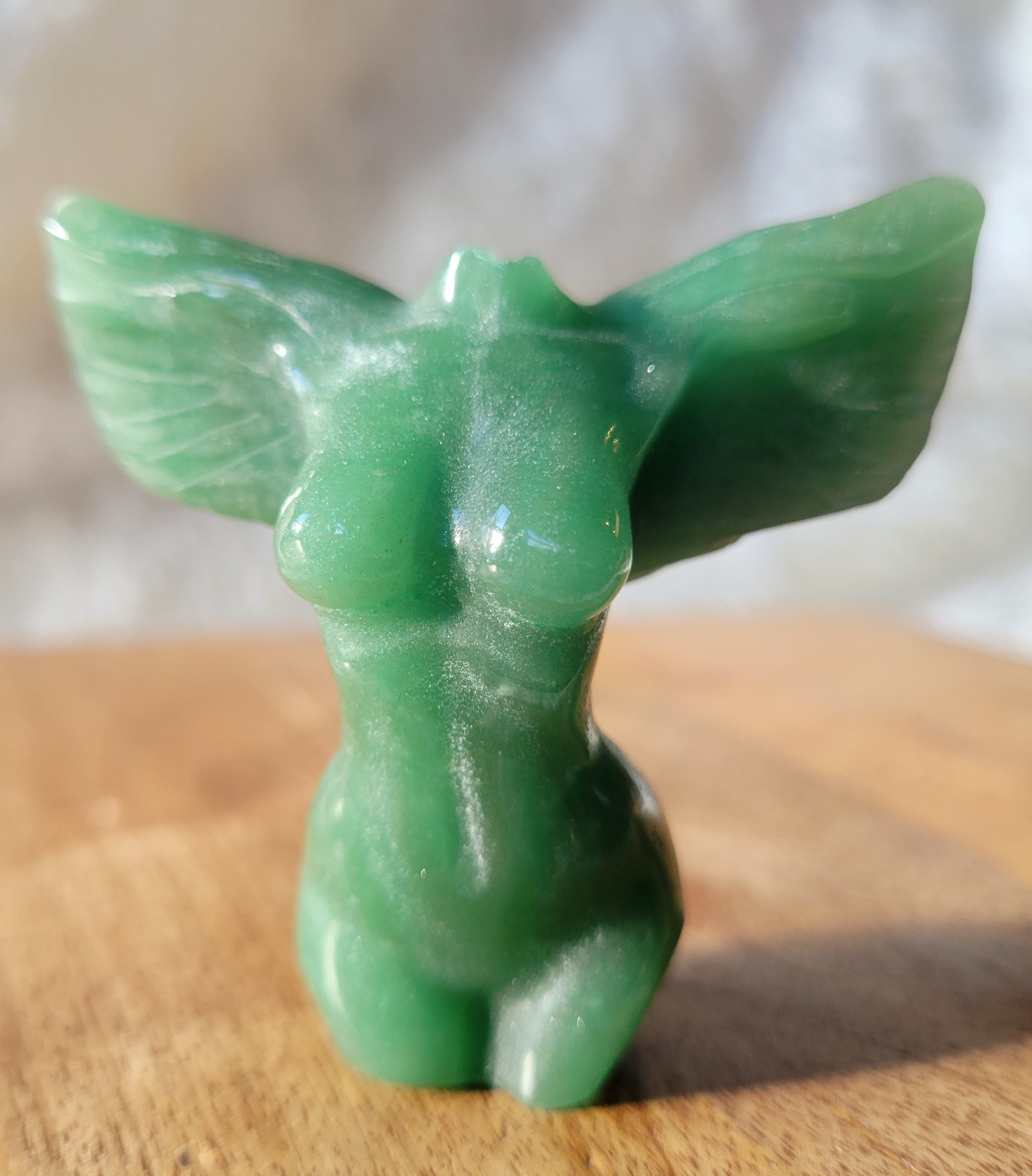 Fairy, Angels, Bodies with wings, Woman, Goddess, Crystal Carvings, Stunning!