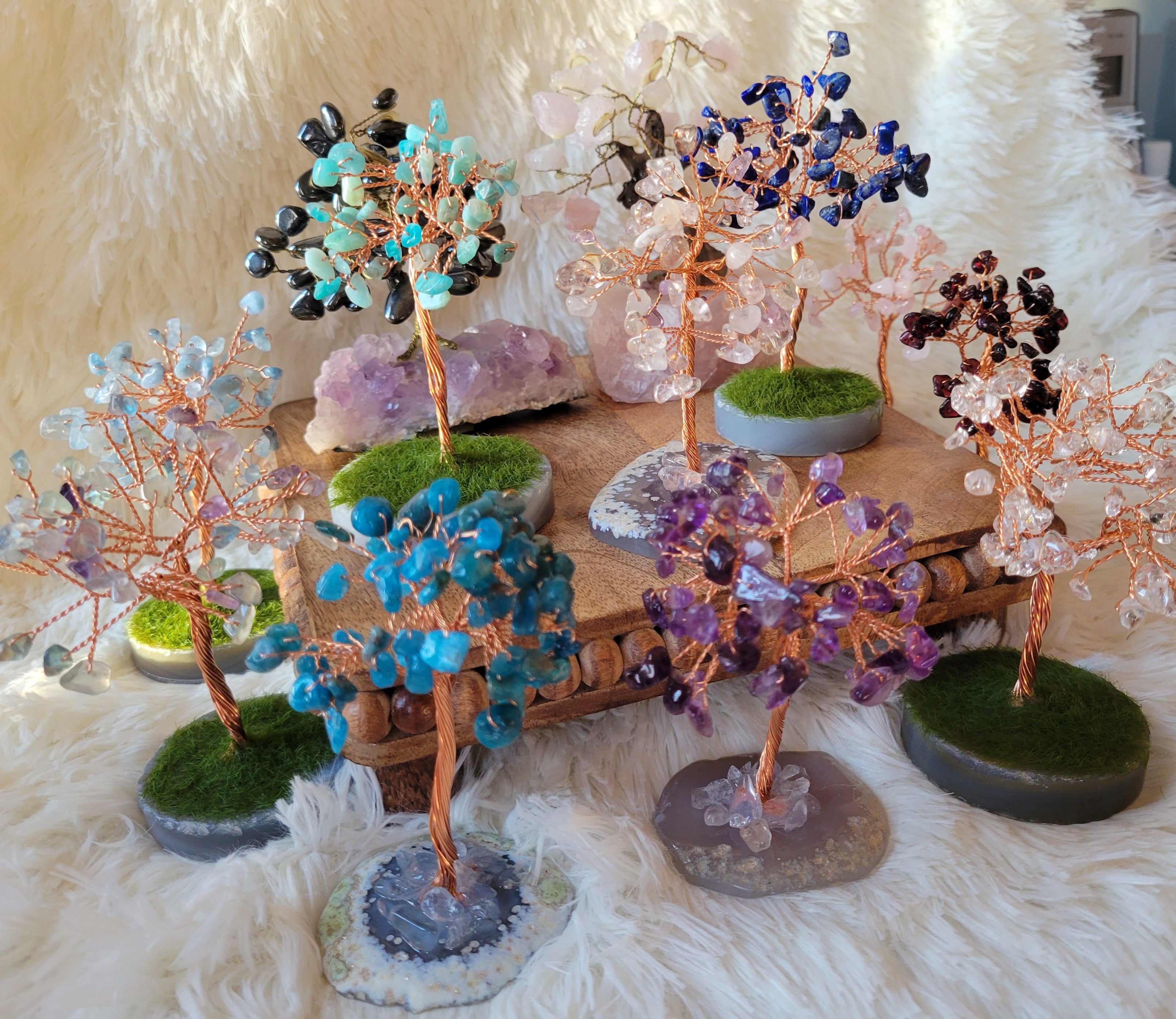 Gemstone Tree, Crystal Tree, Money Tree, Lucky Tree, Fortune Tree, Tree of Life, Crystal Carvings, Beautiful!