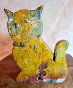 Cat, Kitten shape, Slabs, Crystal Carvings, Gorgeous! Different Materials