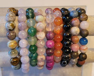 Bracelets, Stone Bracelets, Beads Bracelets, Crystal Bracelets, Crystal Carvings, Different Materials 10mm