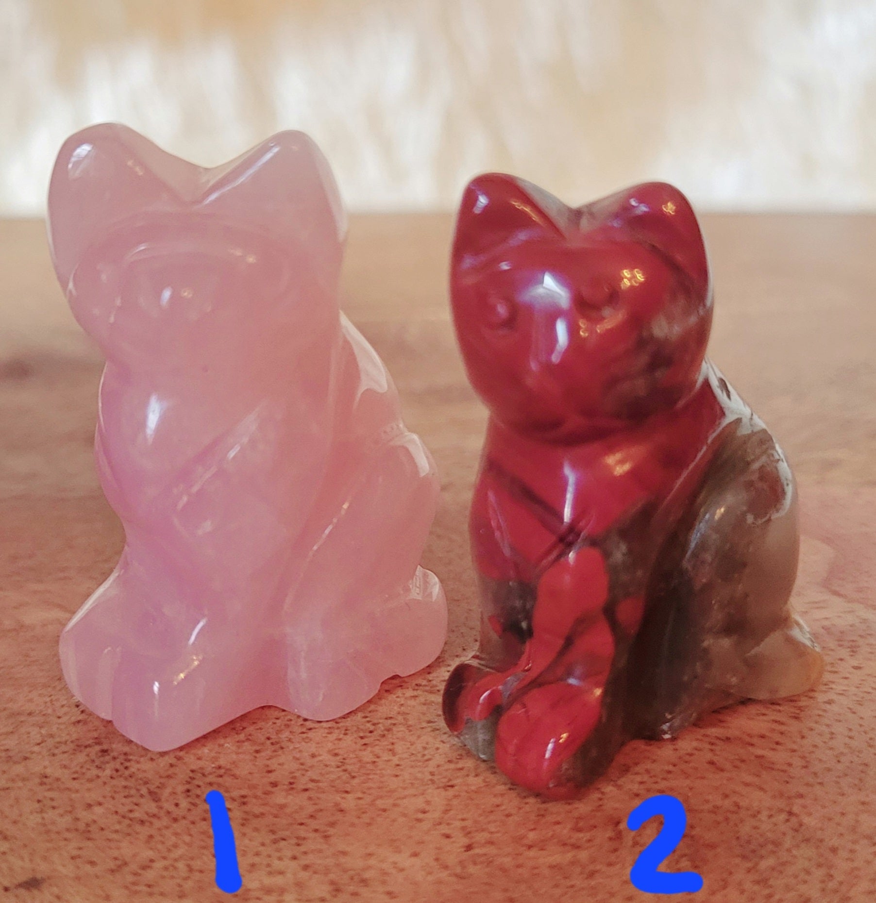 Cat, Kitten, Kitty, Crystal Carvings, Adorable!