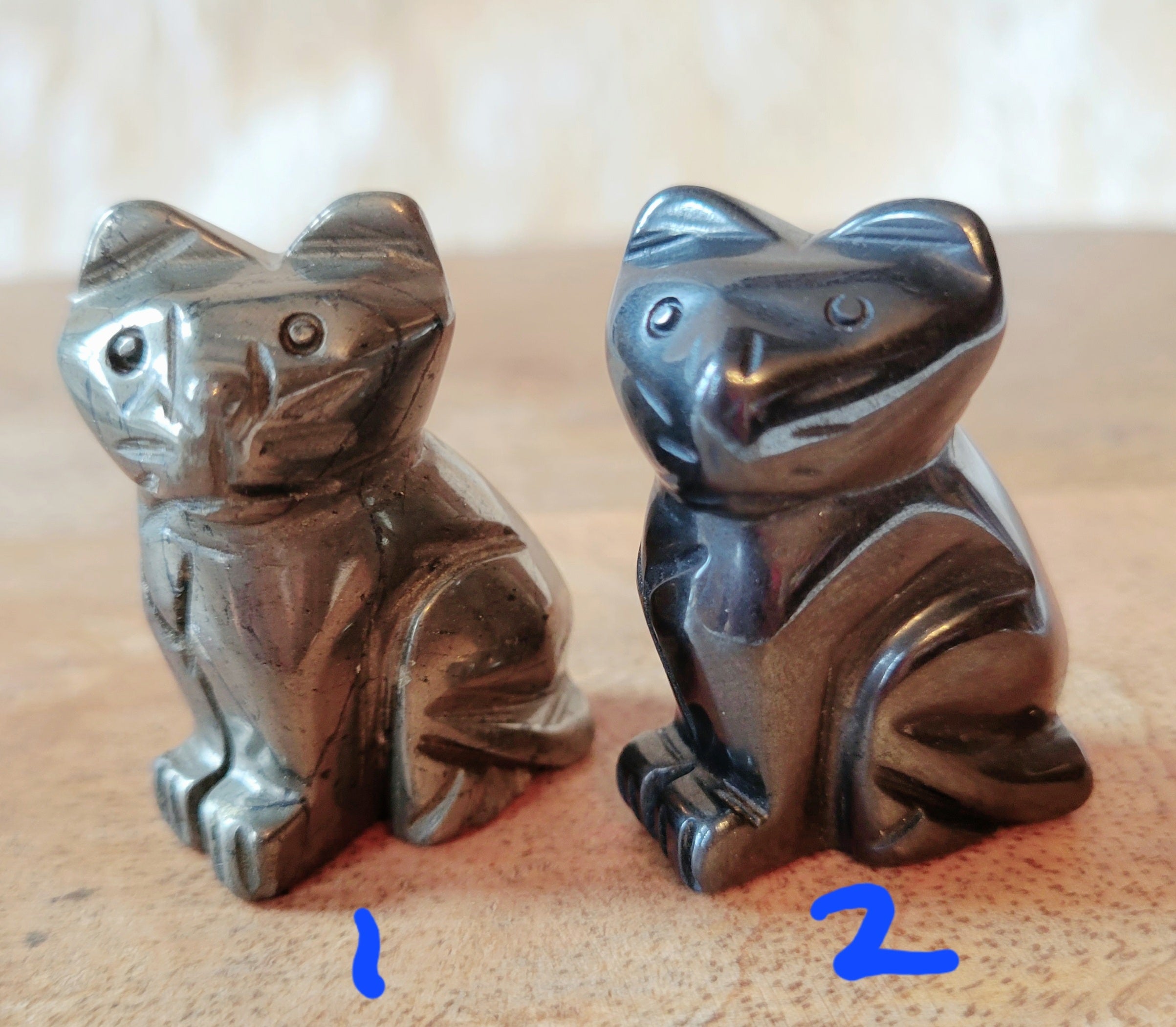 Cat, Kitten, Kitty, Crystal Carvings, Adorable!