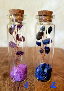 Wish in a Bottle Tree, Lucky Tree, Money Tree, Crystal Carvings, Cute!