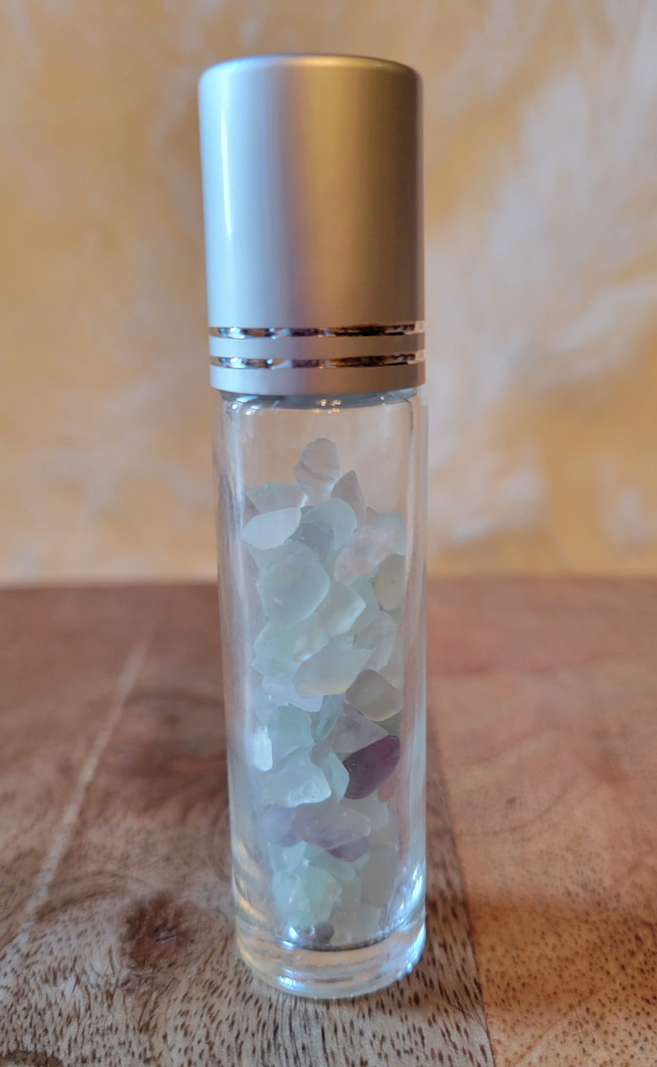 Crystal Perfume Bottle, Crystal Chips Roll-On, Crystal Carvings, Different Materials