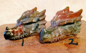 Dragon Heads, Fire Dragons, Flying Dragons, Raven Skulls, Crystal Carving, Stunning! Different Materials