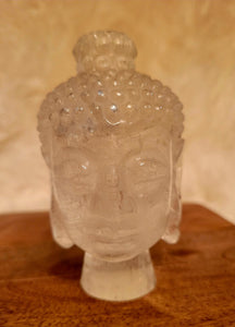 Small Buddha Heads, Crystal Carvings, Gorgeous! Different Materials