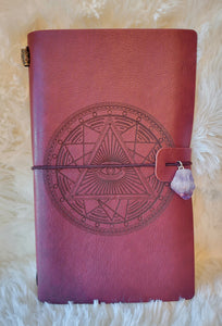 Crystal Journals Notebooks, Crystal Carvings, Different Materials