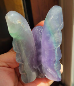 Fairies, Fairy, Butterflies, Bodies, Goddess, Crystal Carvings, Indigo Fluorite, Stunning!