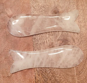 Gua Sha, Washa, Crystal Spoons, Crystal Scrapers, Facial Massage Tool, Crystal Carvings