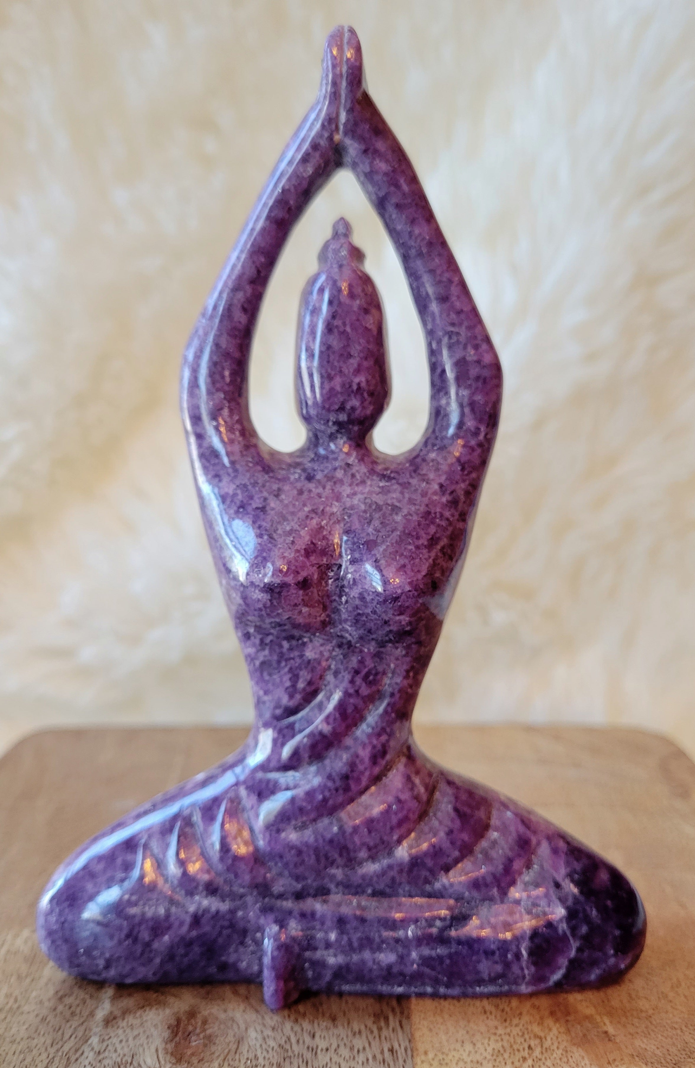 Large Yoga Lady, Bodies, Woman, Praying, Meditating, Goddess, Crystal Carvings, Stunning!