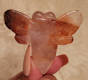 Fire Quartz Bees, Red Hematoid Bees, Honeybees, Queen Bee, Bumblebees, Crystal Carvings, Stunning Some With Rainbows!