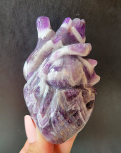 Anatomical Shaped Crystal Human Heart Crystal Carvings