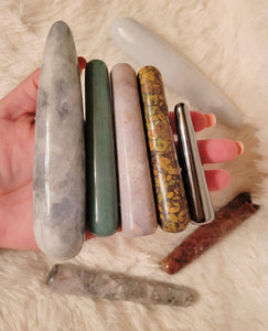 Facial & Body Massage Wands, Crystal Carvings, Different Materials