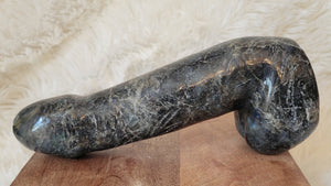 Crystal Carvings, Large Crystal Penis, Phallus, Men's Parts, Gorgeous Labradorite with Beautiful Flash!