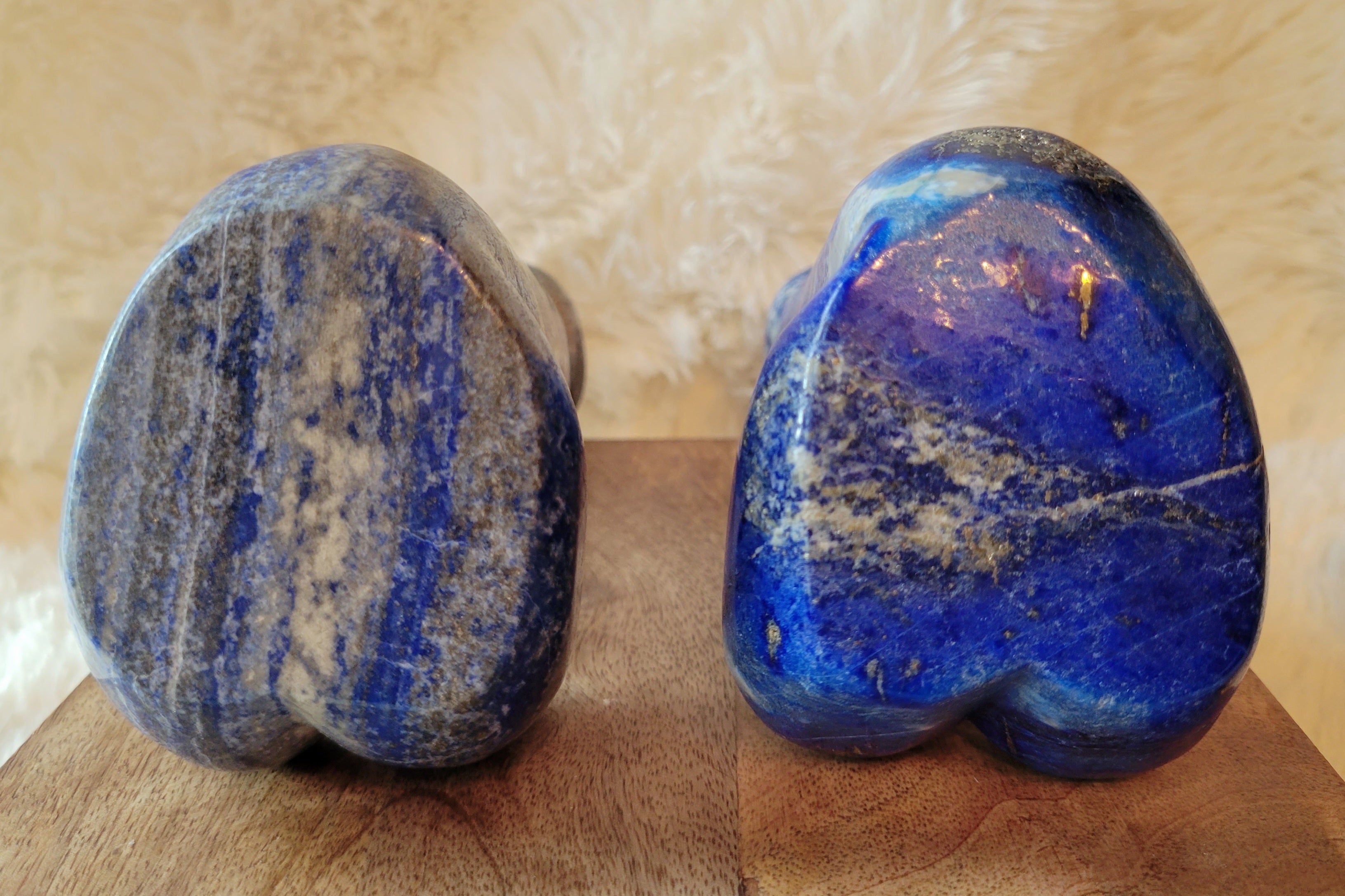 Crystal Carving, Large Penis, Phallus, Men's Parts, Gorgeous Lapis Lazuli with Beautiful Banding!