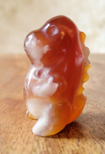 Dinosaurs, Dinos, Miniatures, Crystal Carvings, Flower Agate, Adorable!