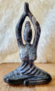 Large Yoga Lady, Bodies, Woman, Praying, Meditating, Goddess, Crystal Carvings, Stunning!