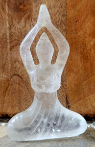 Yoga Lady, Bodies, Woman, Praying, Meditating, Goddess, Crystal Carvings, Stunning!!