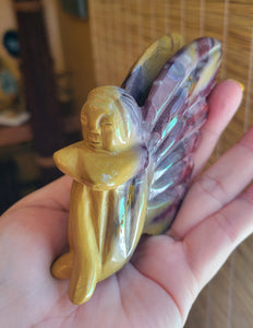 Fairies, Fairy, Butterflies, Bodies, Goddess, Crystal Carvings, Colorful Mookaite, Stunning!