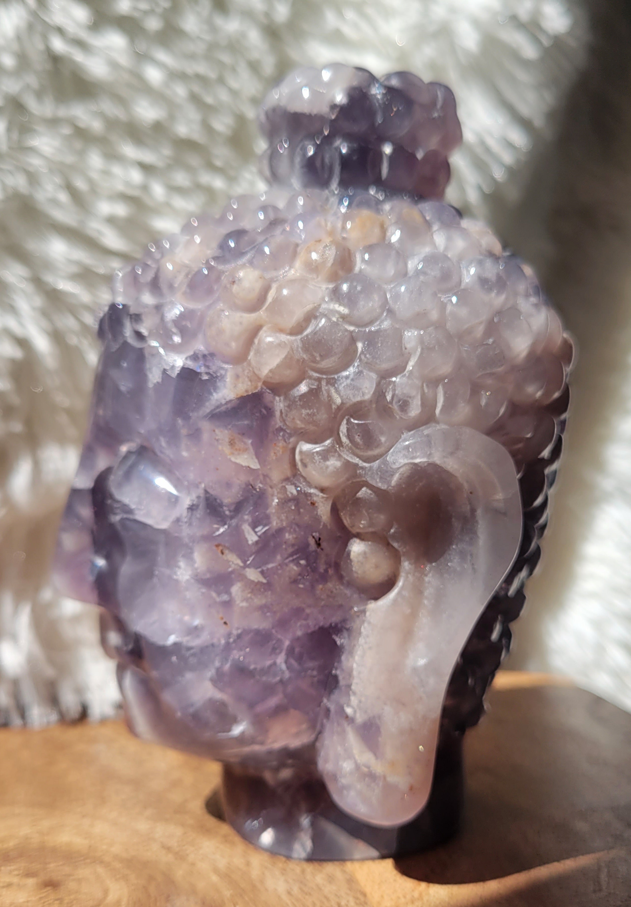 Baby Buddha Carving (Fluorite) – Flipped Crystal