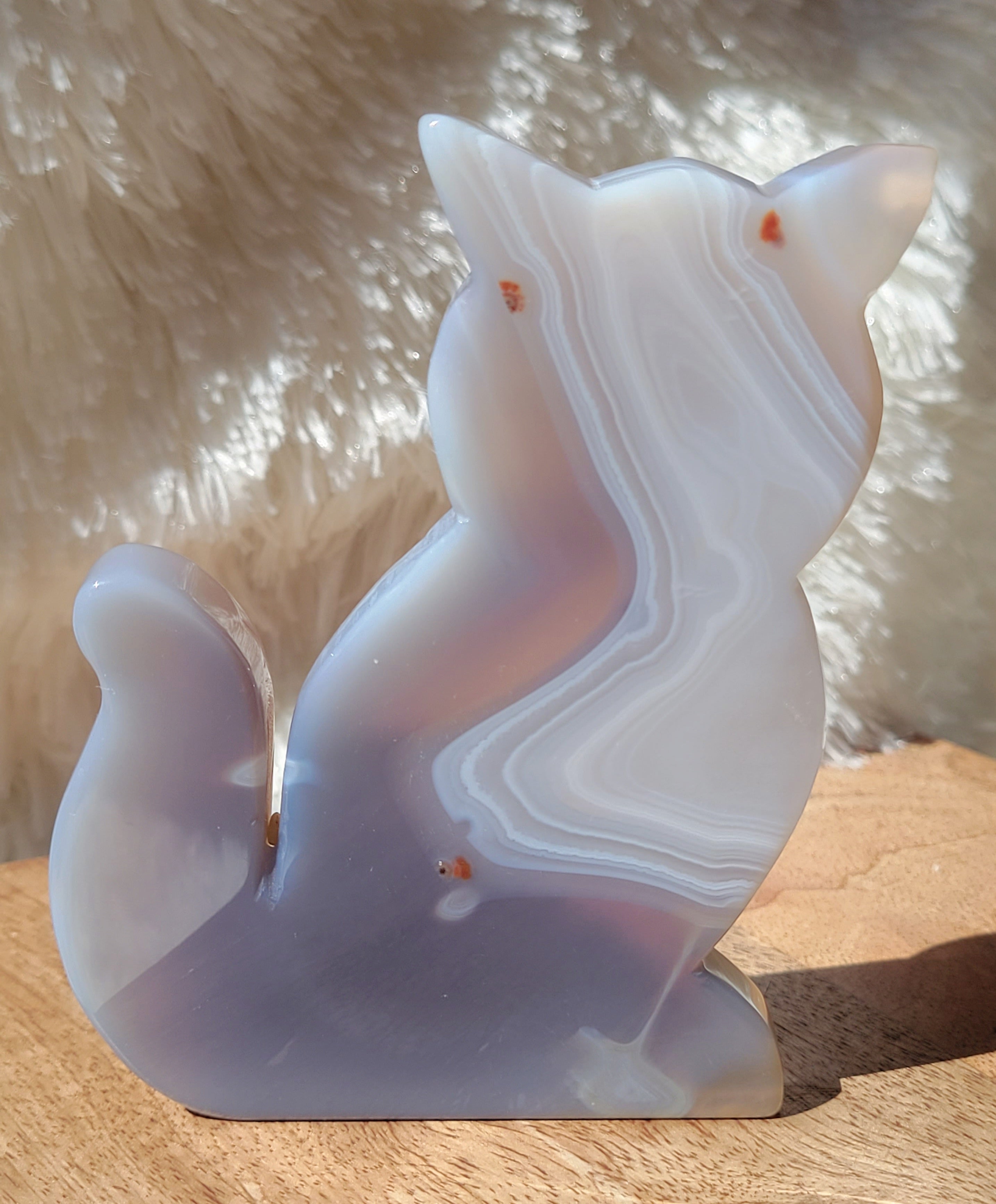 Agate Cat, Kitten shape, Slabs, Crystal Carvings, Gorgeous! Different Materials