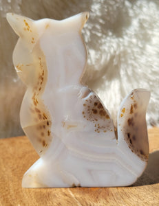 Agate Cat, Kitten shape, Slabs, Crystal Carvings, Gorgeous! Different Materials