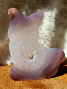 Druzy Agate Cat, Kitty, Kitten shape, Slabs, Crystal Carvings, Gorgeous! Different Materials