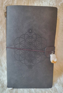 Crystal Journals Notebooks, Crystal Carvings, Different Materials