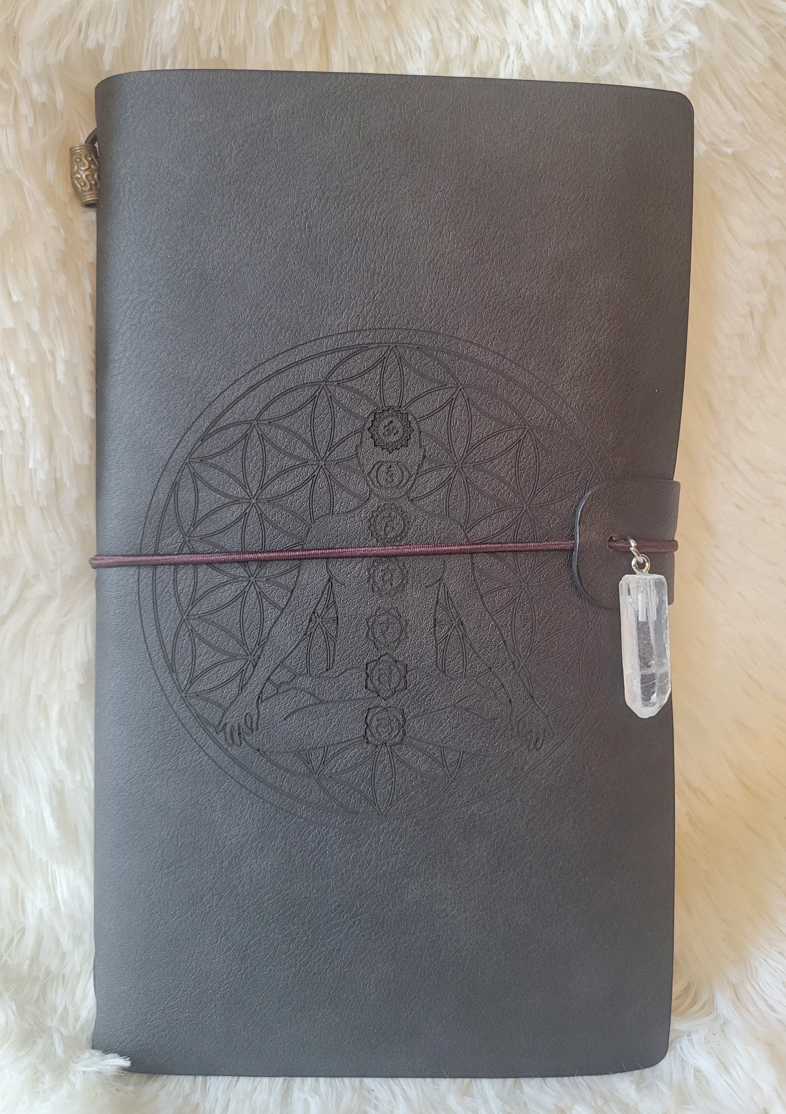 Crystal Journals Notebooks, Crystal Carvings, Different Materials