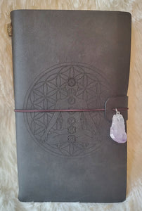 Crystal Journals Notebooks, Crystal Carvings, Different Materials