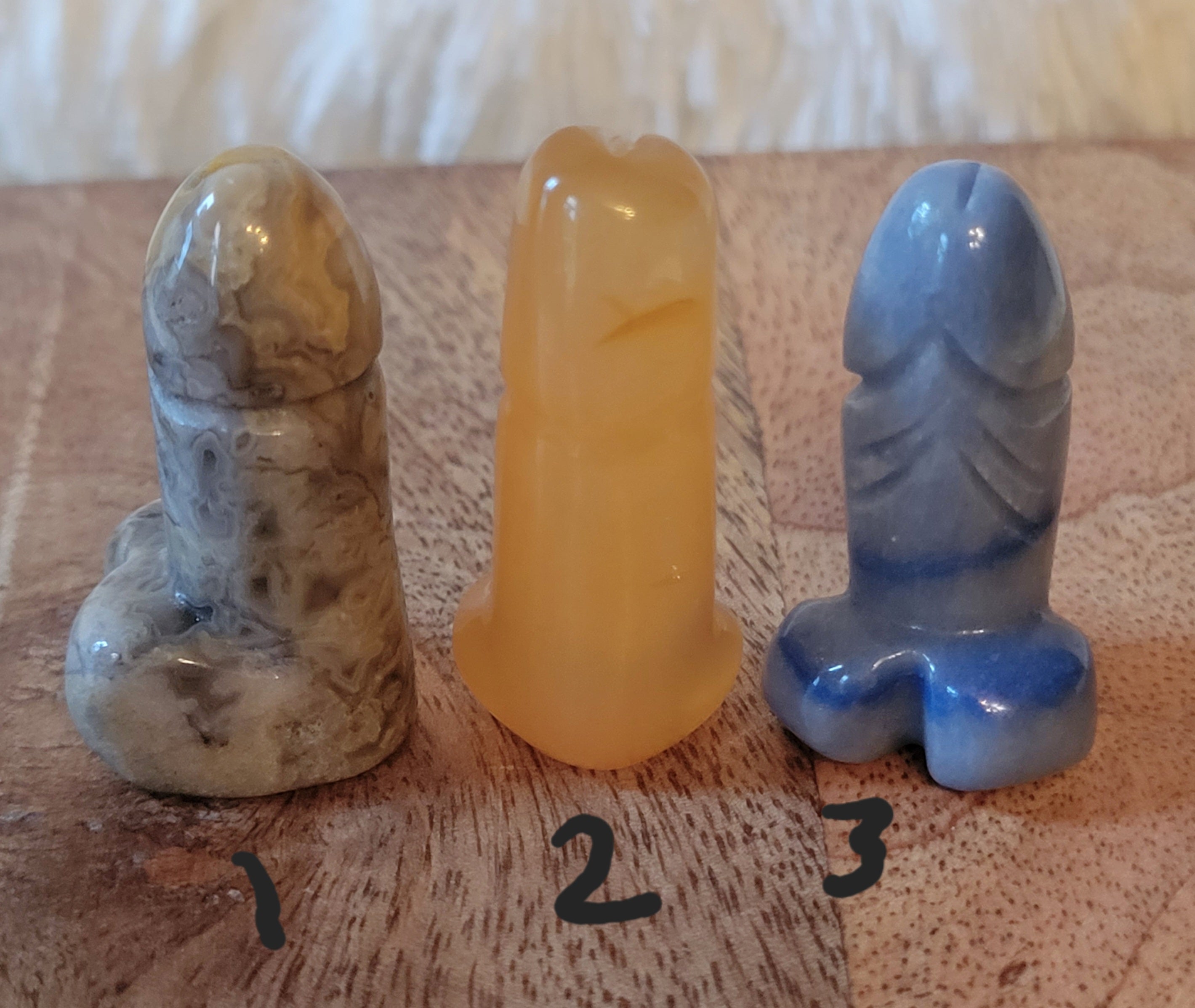 Miniature Penis, Phallus, Men's Part, Secret Friend, Crystal Carvings, Cute! Different Materials