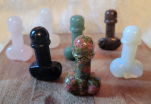 Miniature Penis, Phallus, Men's Part, Secret Friend, Crystal Carvings, Cute! Different Materials