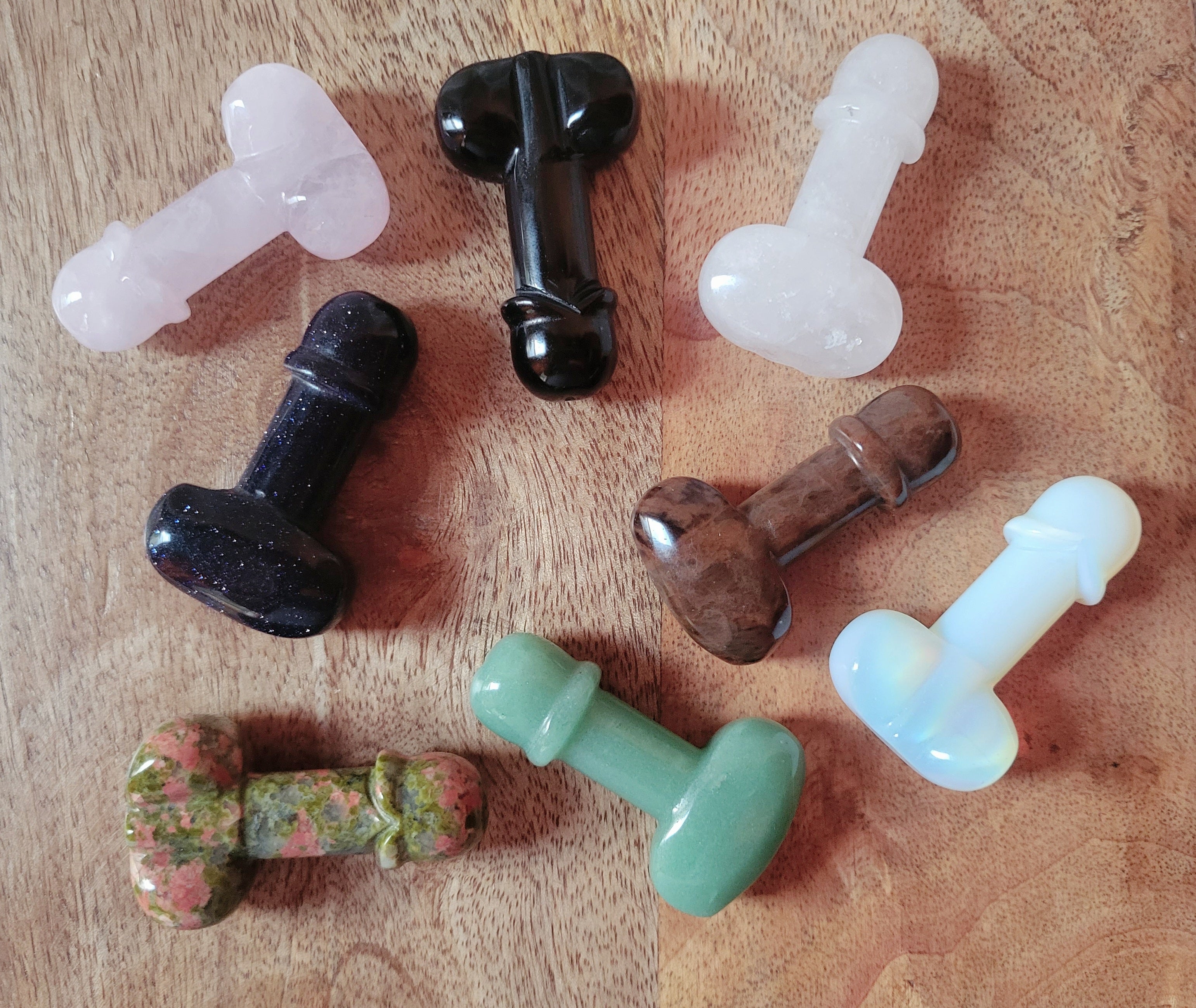 Miniature Penis, Phallus, Men's Part, Secret Friend, Crystal Carvings, Cute! Different Materials