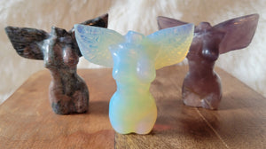 Fairy, Angels, Bodies with wings, Woman, Goddess, Crystal Carvings, Stunning!