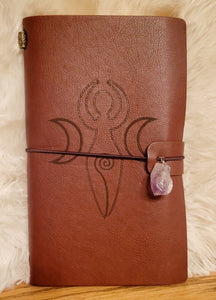 Crystal Journals Notebooks, Crystal Carvings, Different Materials