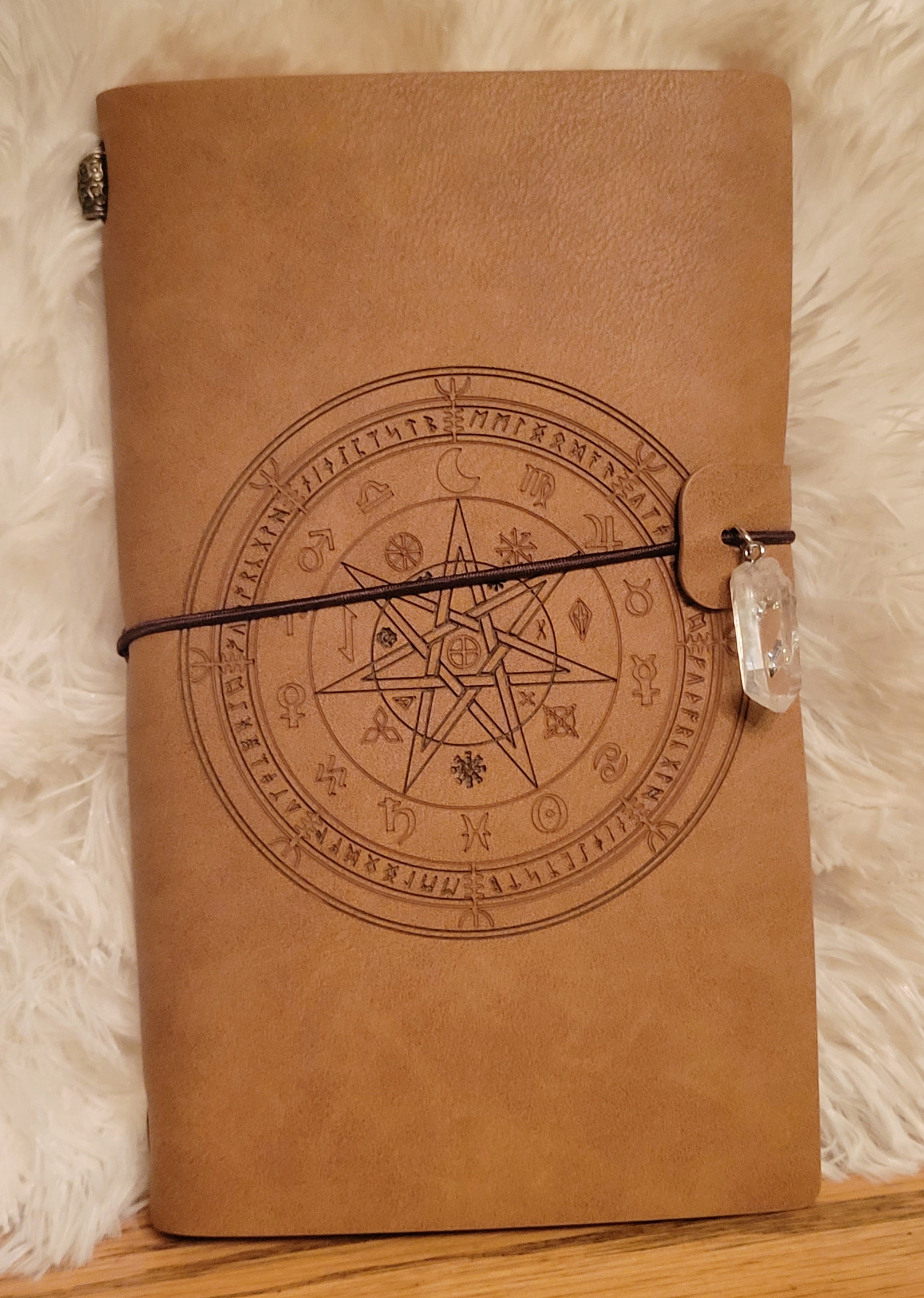 Crystal Journals Notebooks, Crystal Carvings, Different Materials