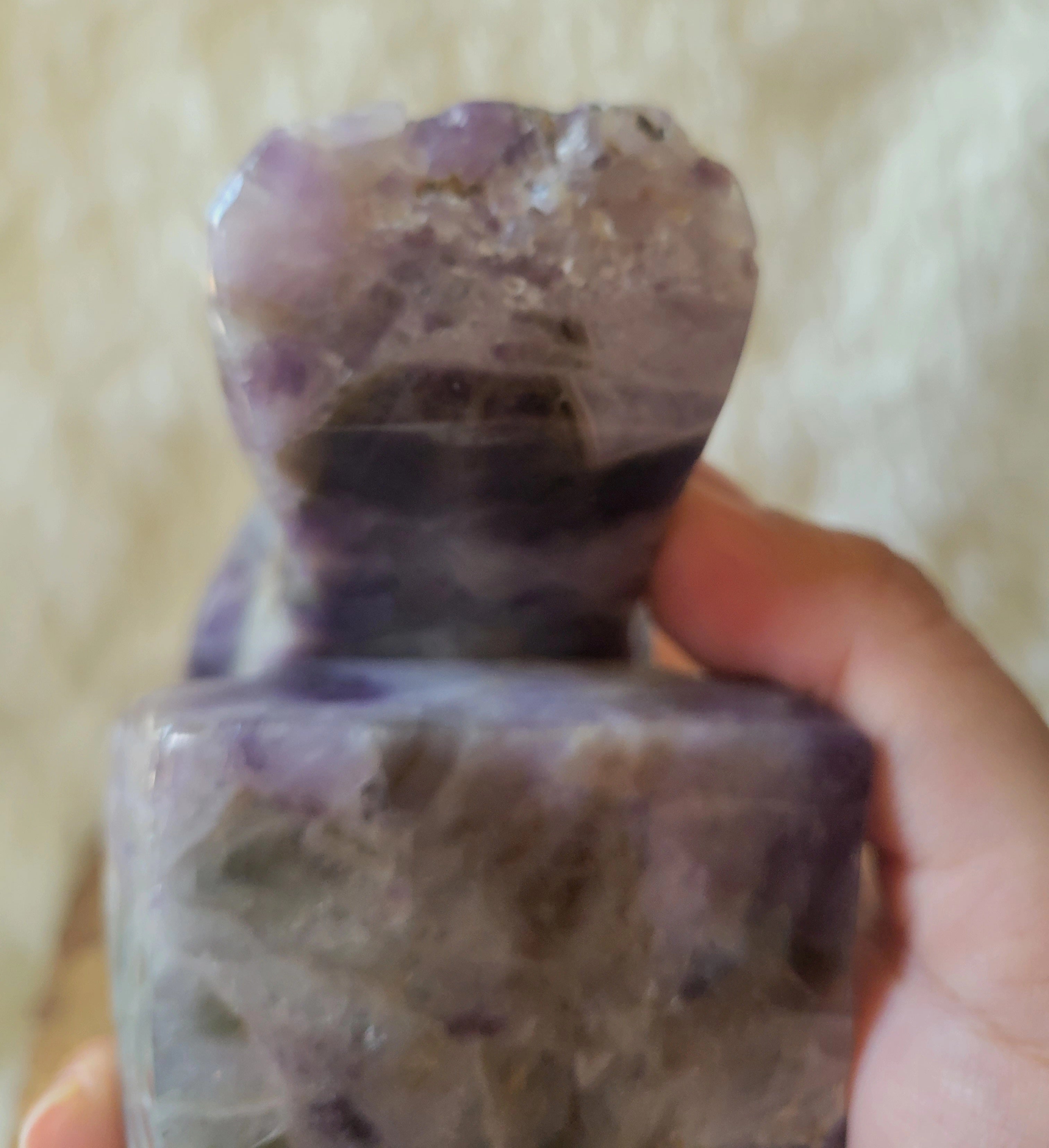 Amethyst Raven, Crow, Crystal Carving, Gorgeous!