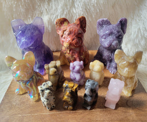 Dogs, Puppies, Canines, Pets, Frenchie, Pugs, French Dog, Crystal Carvings, Beautiful!