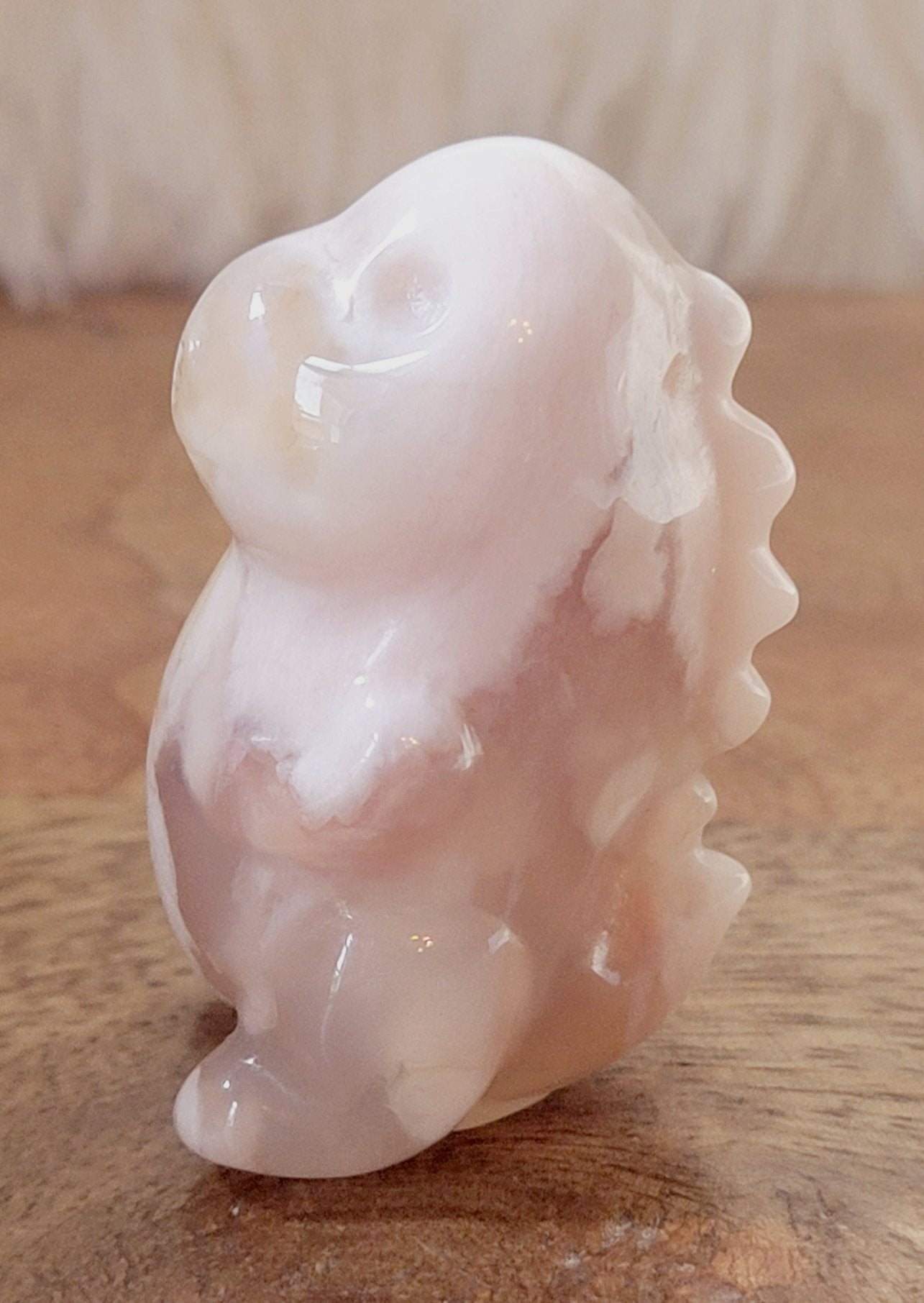 Dinosaurs, Dinos, Miniatures, Crystal Carvings, Flower Agate, Adorable!