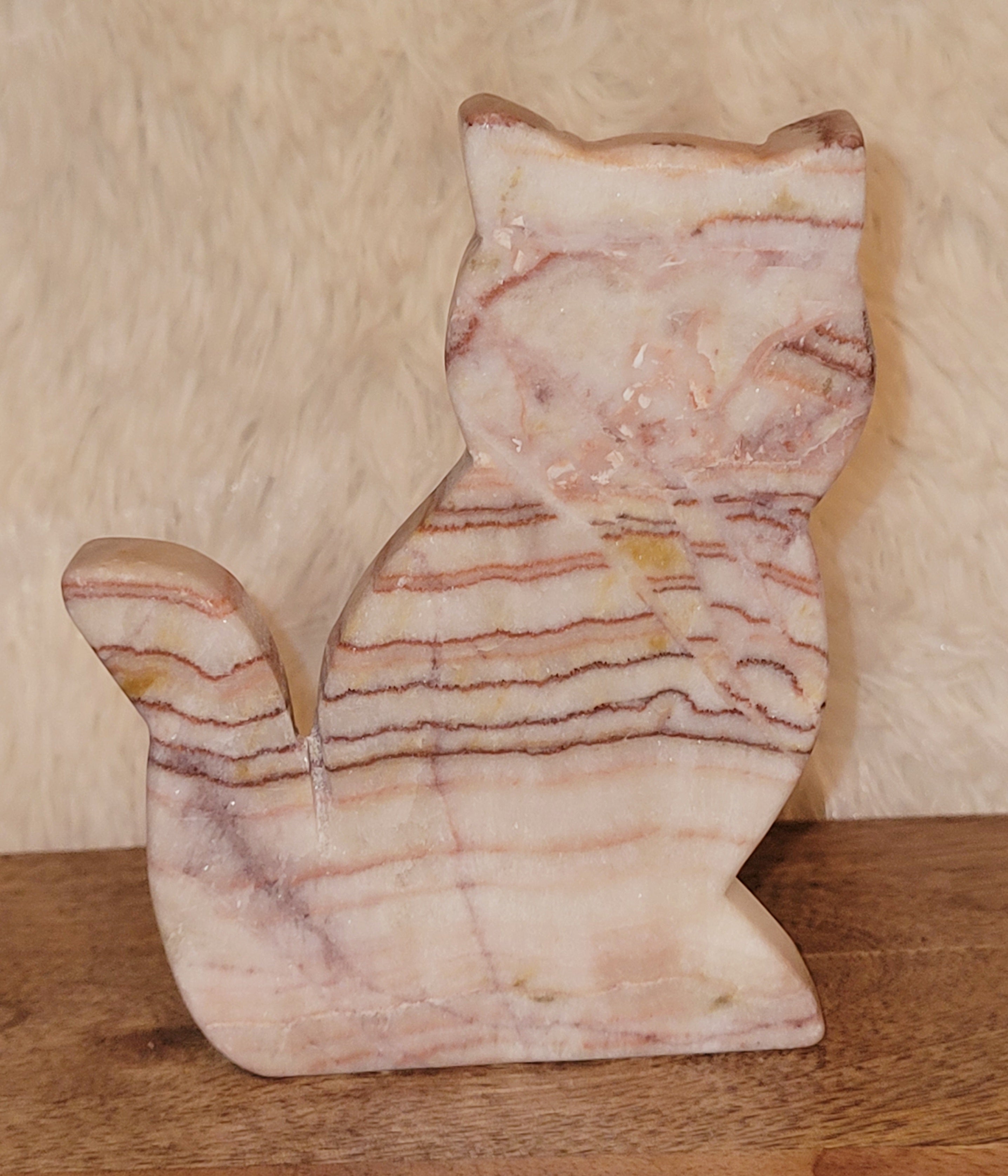 Cat, Kitten shape, Slabs, Crystal Carvings, Gorgeous! Different Materials