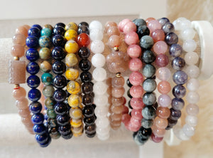 Bracelets, Crystal bracelets, Stone Bracelets, Bead Bracelets, Different Materials 7mm