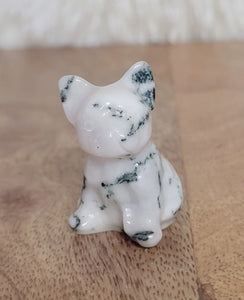 Miniature French Dogs, Pugs, Boston Terriers, Mini Dogs, Crystal Carvings, Adorable! Different Materials