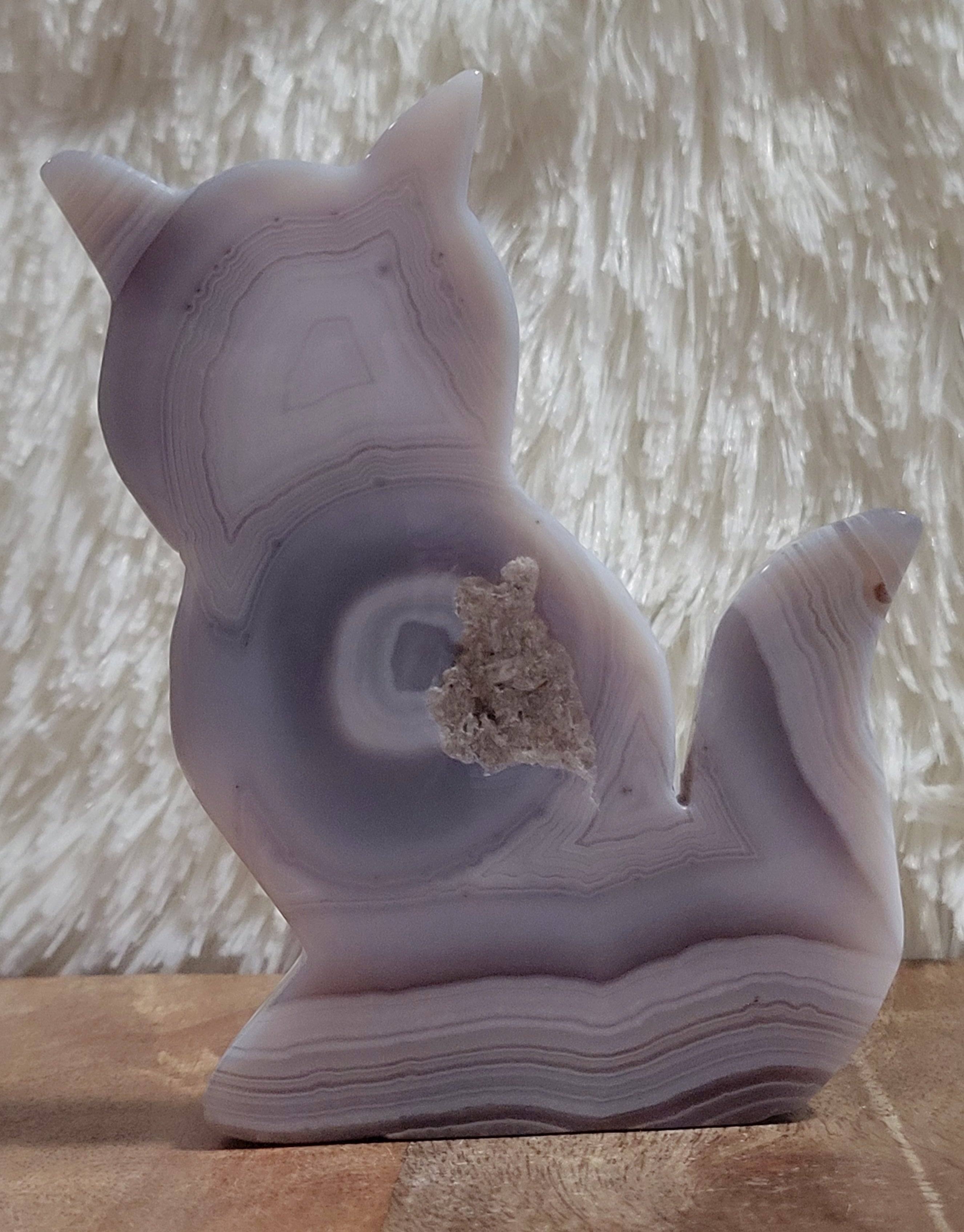 Agate Cat, Kitten shape, Slabs, Crystal Carvings, Gorgeous! Different Materials